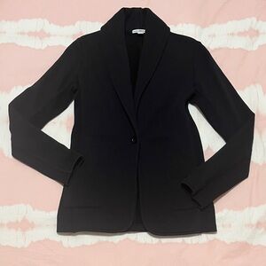 James Perse 100% Cotton Classic Black Blazer size 2